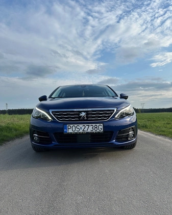 Peugeot 308 cena 49000 przebieg: 79000, rok produkcji 2019 z Odolanów małe 254